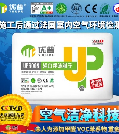 優(yōu)普UP600N超白凈味膩子
